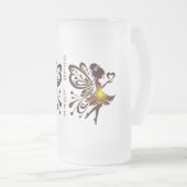 Chope Givrée Verre de bière Amour Or (Devant droit)