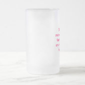 Chope Givrée Verre de bière de l'épouse (Centre)