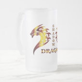 Chope Givrée Verre de bière Dragon Ombre (Devant gauche)