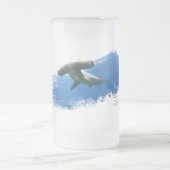 Chope Givrée Verre de bière givré de requin de poisson-marteau (Centre)