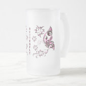 Chope Givrée Verre de bière papillon (Devant droit)