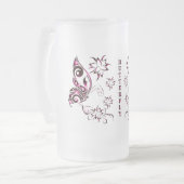 Chope Givrée Verre de bière papillon (Devant gauche)