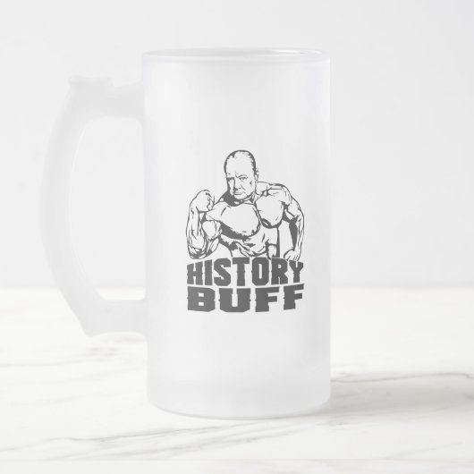 Chope Givrée Verre de pinte de bière de cuir épais d'histoire (Gauche)