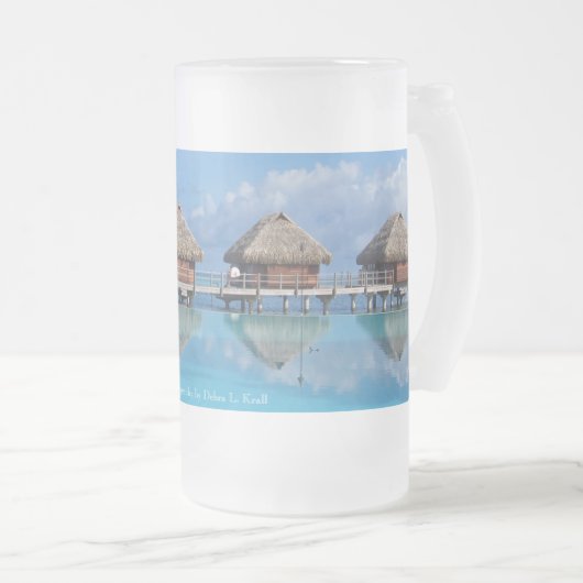 Chope Givrée Verre givré de miroir de Moorea (Devant droit)