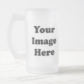 Chope Givrée Verre givré Tankard de modèle vide fait sur (Gauche)