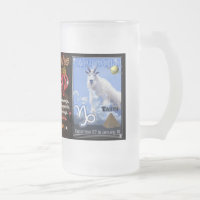 Verre grand de zodiaque de Capricorne de