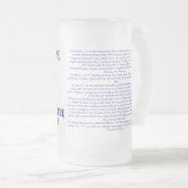 Chope Givrée Verre révolutionnaire de régiment de la (Devant droit)