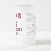 Chope Givrée Verre romain de légion de Gemina de Jules César (Centre)