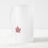 Chope Givrée Verres de souvenir de feuille d'érable du Canada (Devant gauche)