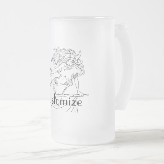 Chope Givrée Viking Mermaid Warrior Thunder_Cove (Devant droit)