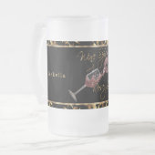 Chope Givrée Vins et lèvres Rosey - Marbre (Devant gauche)