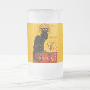 Chopes A Biere Chat Noir Zazzle Be