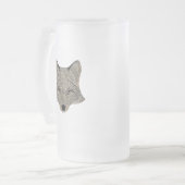 Chope Givrée Visage de renard métallique (Devant gauche)