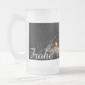 Chope Givrée Vœux de Noël avec maison de sorcière (Gauche)
