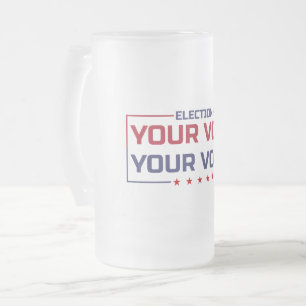 Chope Givrée Votre Vote Votre Voix police colorée