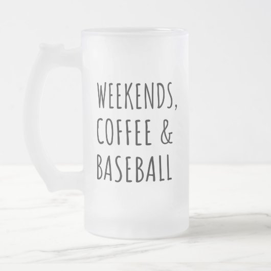 Chope Givrée Week-ends, Café Et Baseball I (Gauche)