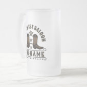 Chope Givrée Western Cowboy Boots AJOUTER LE NOM Sheriff Spurs (Devant gauche)