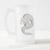 Chope Givrée Wolfdragon noir et blanc Design (Gauche)