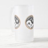 Chope Givrée Yin Yang avec des mots de musique (Devant gauche)