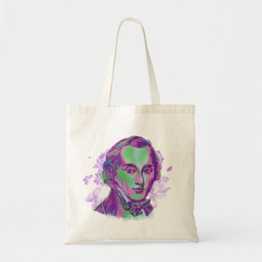 Chopin Aurora Portrait Tote Bag (Voorkant)