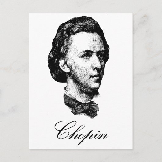 Chopin Briefkaart (Voorkant)
