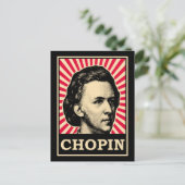 Chopin Briefkaart (Staand voorkant)