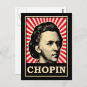 Chopin Briefkaart (Voorkant / Achterkant)
