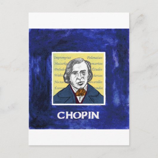 Chopin Briefkaart (Voorkant)