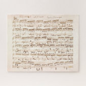 Chopin Classical Music Score Puzzle Legpuzzel (Horizontaal)