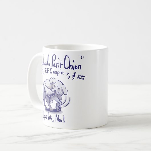 Chopin Minute Waltz Mug (Devant gauche)