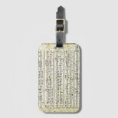 Chopin - Polonaise Bagagelabel (Voorkant (verticaal))