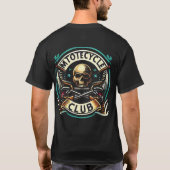  Chopper bij zonsondergang T-shirt (Achterkant)