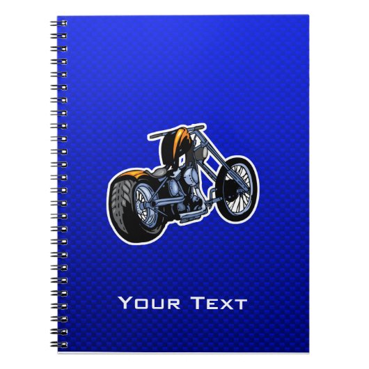 Chopper; Blauw Notitieboek (Voorkant)