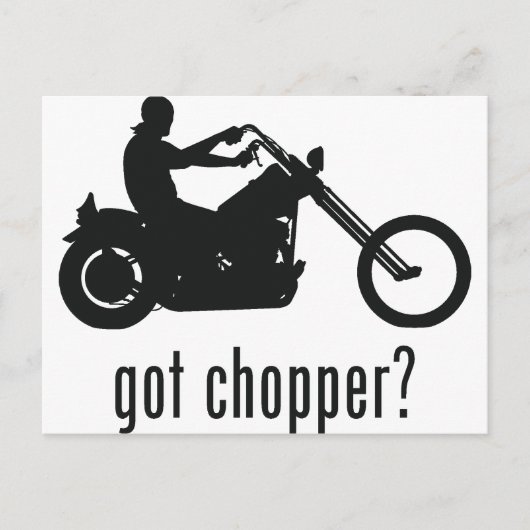 Chopper Briefkaart (Voorkant)