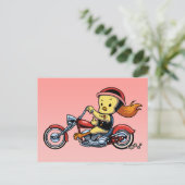 Chopper Chick-notx Briefkaart (Staand voorkant)