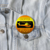 Chopper Pilot Ronde Button 7,6 Cm (In situ)