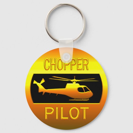 Chopper Pilot Sleutelhanger (Voorkant)