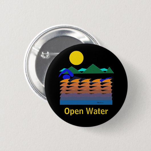 Choppy Swim Button (Voorkant /achterkant)