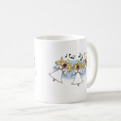 Chorale de dessin animé Angels Café Mug (Devant droit)