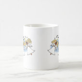 Chorale de dessin animé Angels Café Mug (Centre)