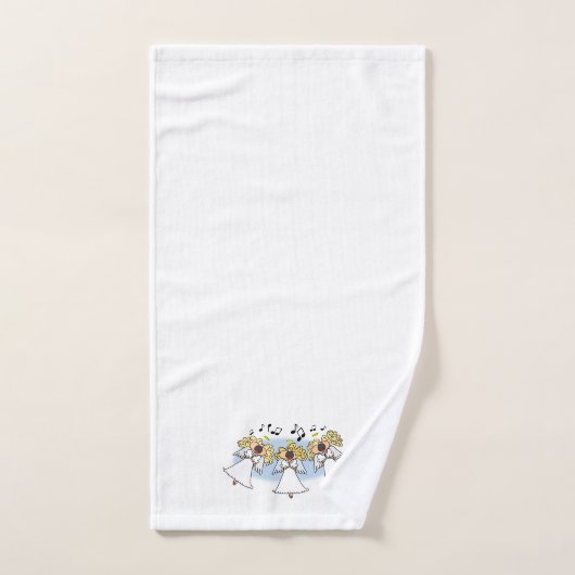 Chorale de dessin animé des Anges Serviette à main (Serviette à main)