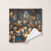 Chorale de souris de l'église (Gant de toilette)