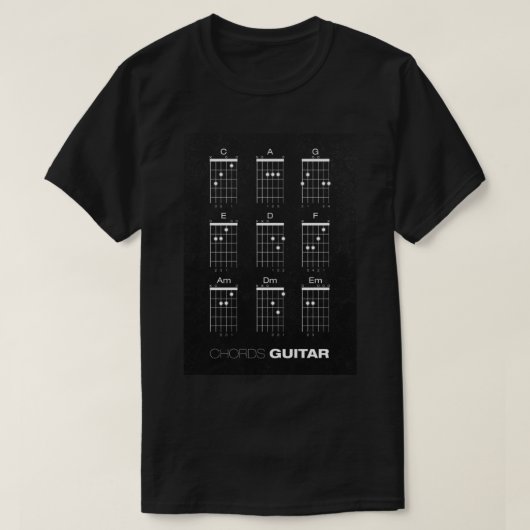 Chords Guitar Classic T-Shirt (Design voorkant)