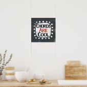 Chords zijn coole Posters muurkunst (Keuken)