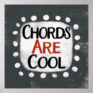 Chords zijn coole Posters muurkunst