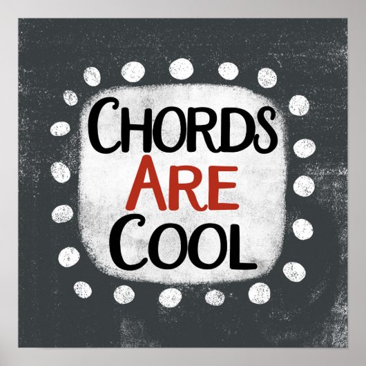 Chords zijn coole Posters muurkunst (Voorkant)