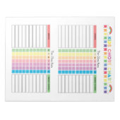 Chore Chart Custom Notitieblok voor 2 Kinder (Voorkant)