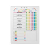 Chore Chart Custom Notitieblok voor kinderen & To  (Gedraaid)