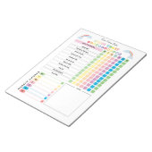Chore Chart Custom Notitieblok voor kinderen & To  (Schuin)