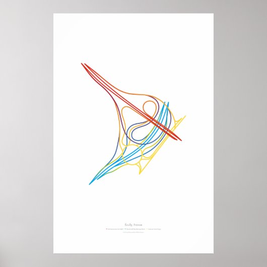 Choreografie-uitwisseling: Écully, Frankrijk Poster (Voorkant)